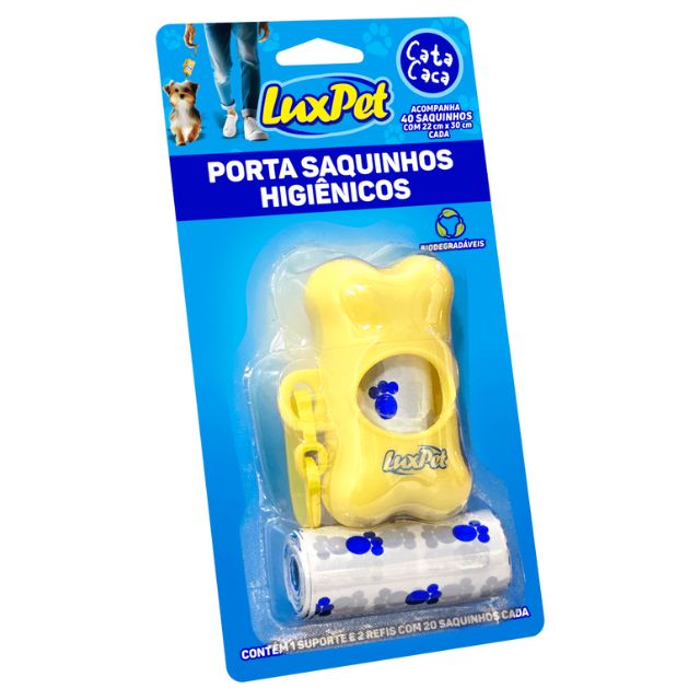 Porta Saquinhos Higiênicos 2 Refis + Refis Avulsos CataCaca