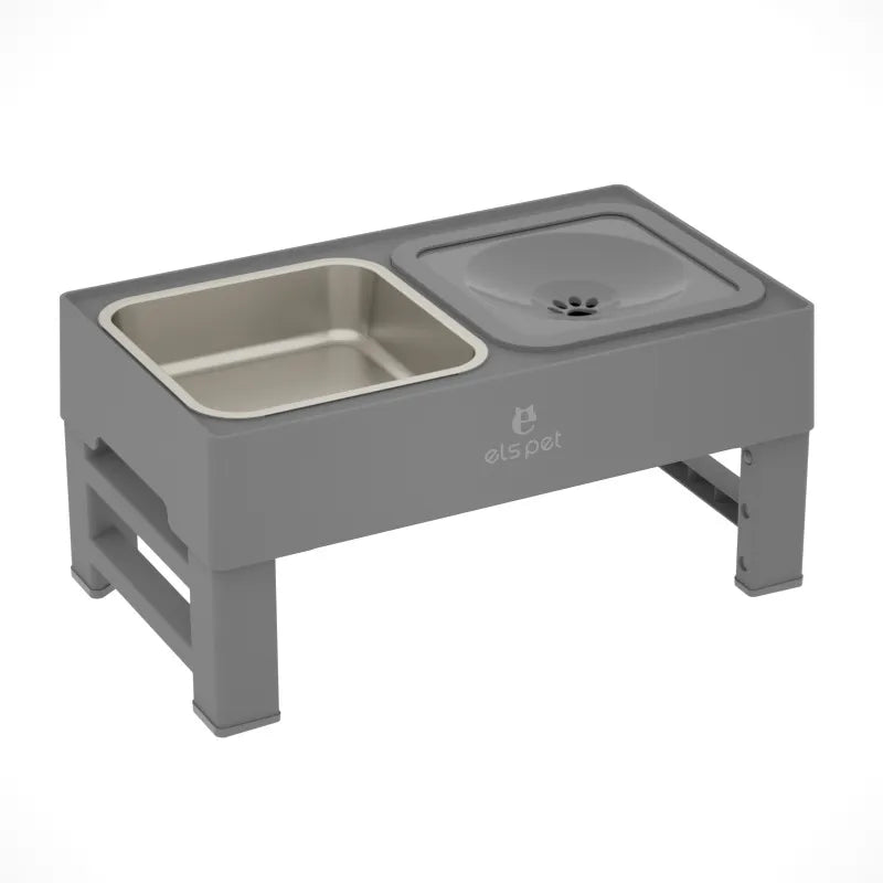 Alimentador Elevada Ajustável e Multifuncional com Comedouro Lento - Furrish™