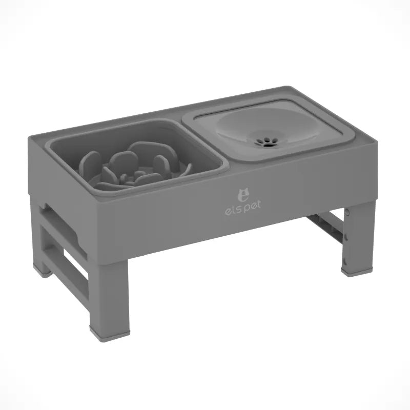 Alimentador Elevada Ajustável e Multifuncional com Comedouro Lento - Furrish™