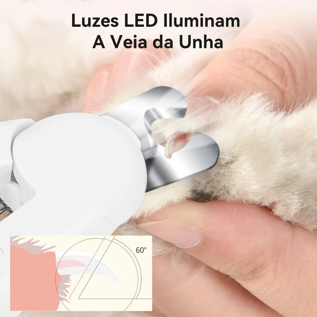 Cortador de Unhas Pet 2 em 1  – Alicate + Lixa