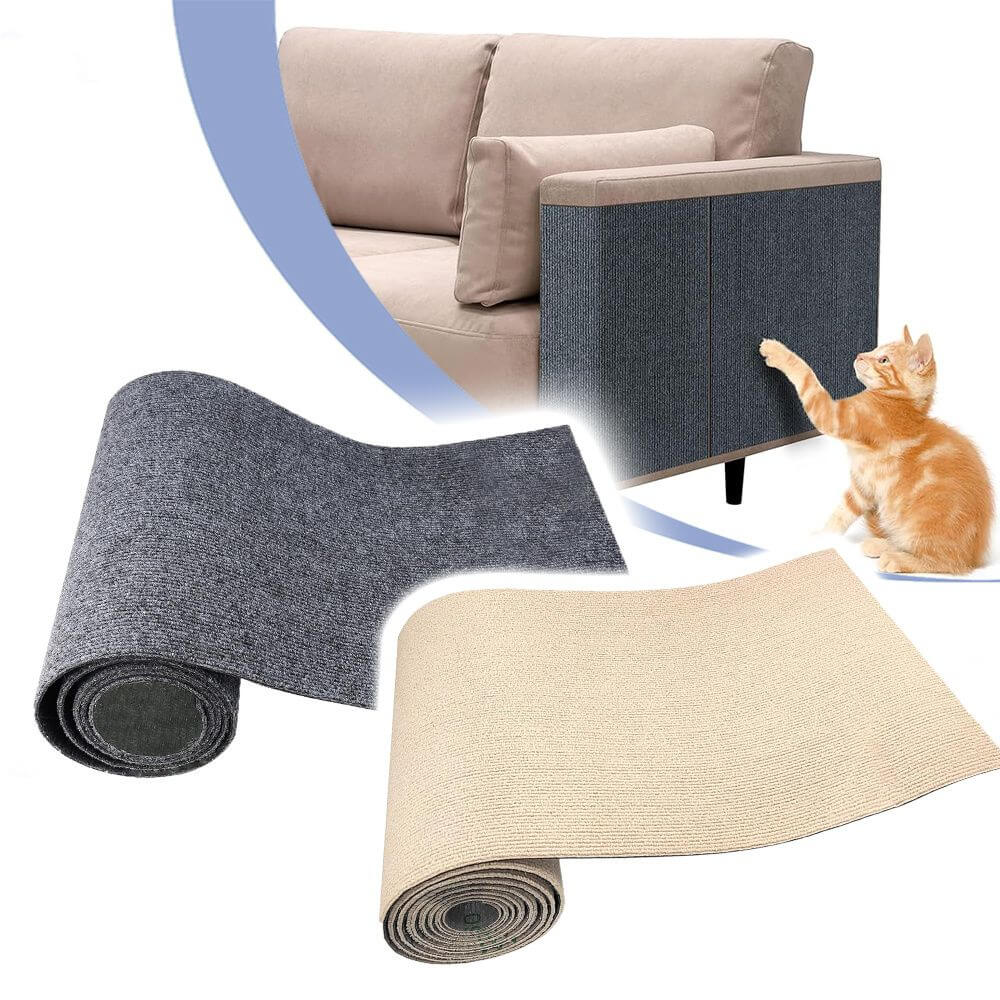 Carpete Protetor Multiuso para Gatos - Use em móveis, portas e paredes!