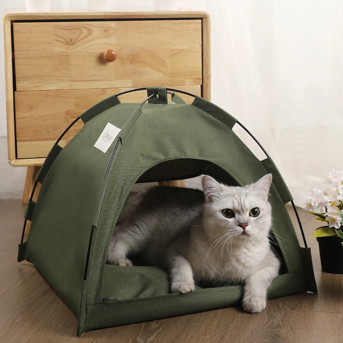 Cama Toca Barraca para Gato - Muttly™