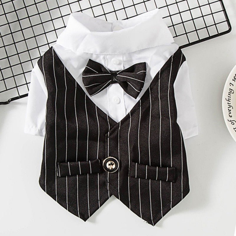 Roupa Estilo Terno Elegante Para Pet - Barkify™