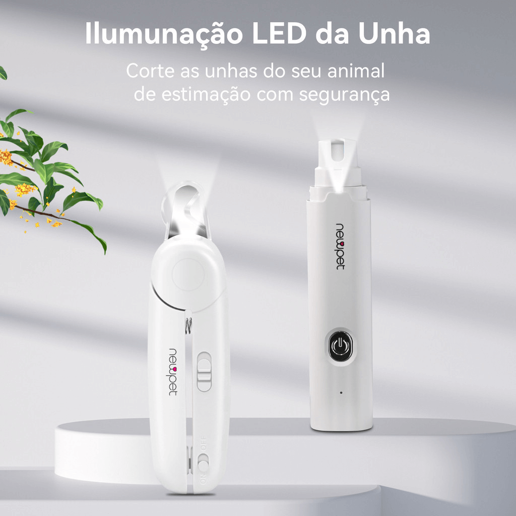 Cortador de Unhas Pet 2 em 1  – Alicate + Lixa