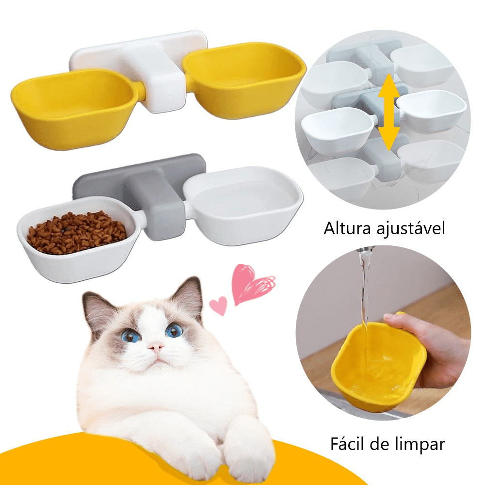 Tigela de Parede Ajustável - Petzo™